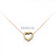 Trinity De Cartier Necklace Replica 3-Gold Heart Pendant B7061100