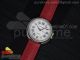 Cle de Cartier SS 35mm V6F Best Edition White Textured Dial on Red Leather Strap MIYOTA9015